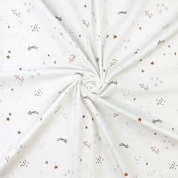 Printed Cotton URIANE White / Gray Multicolored